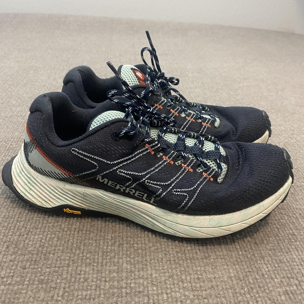 Merrell Shoes Womens Size‎ 8 Blue Mesh FloatPro Cushioned Trail Sneakers J06816